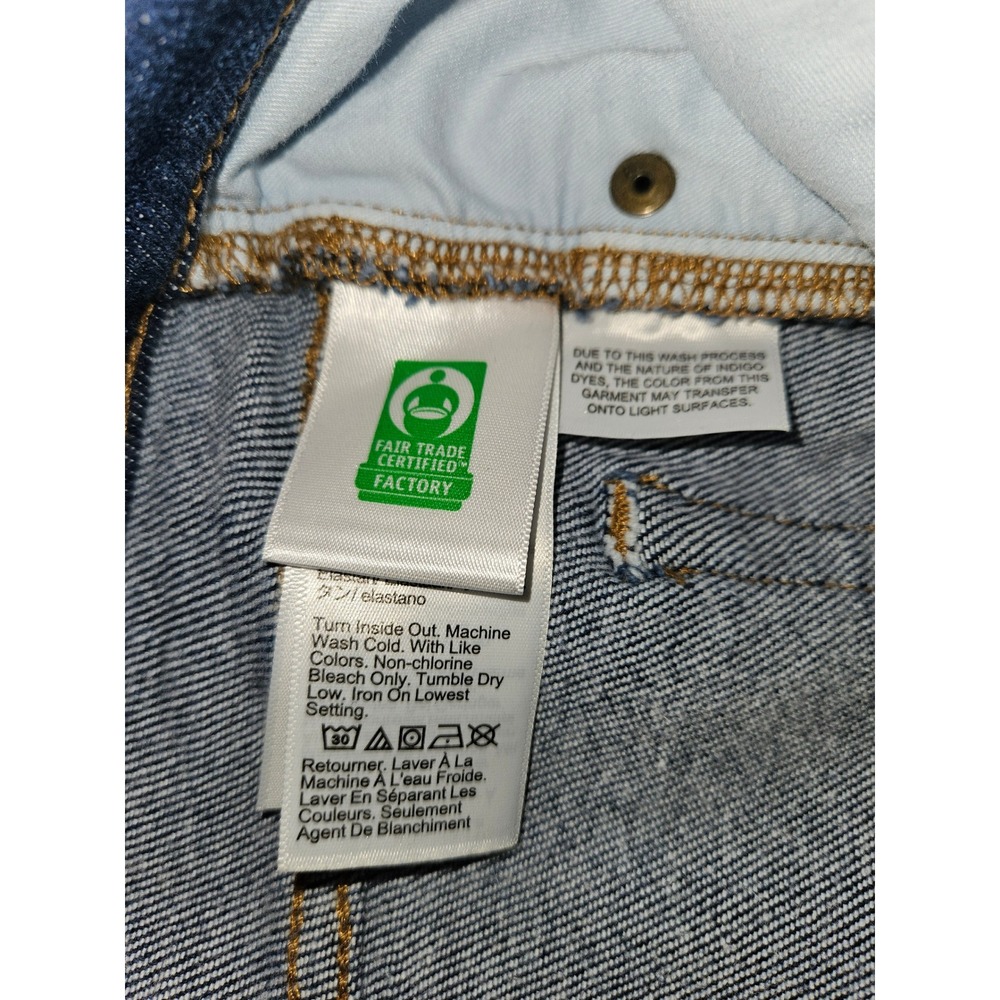 J.Crew Stovepipe Jeans Womens 31 Dark Wash High Rise Straight Leg Blue Denim - Picture 5 of 8